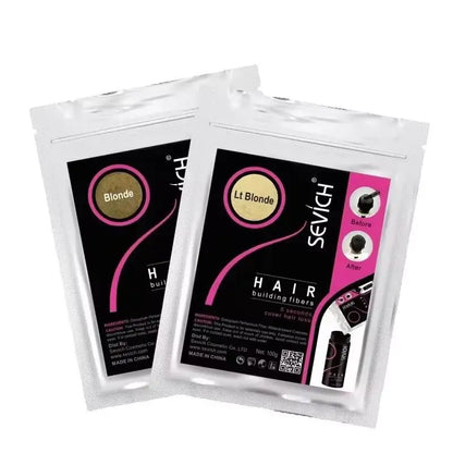 Hair Fiber Refill 100G Hair Loss Products Keratin Thickening Spray Hair Building Fibers Powders Keratin Hair Regrowth
