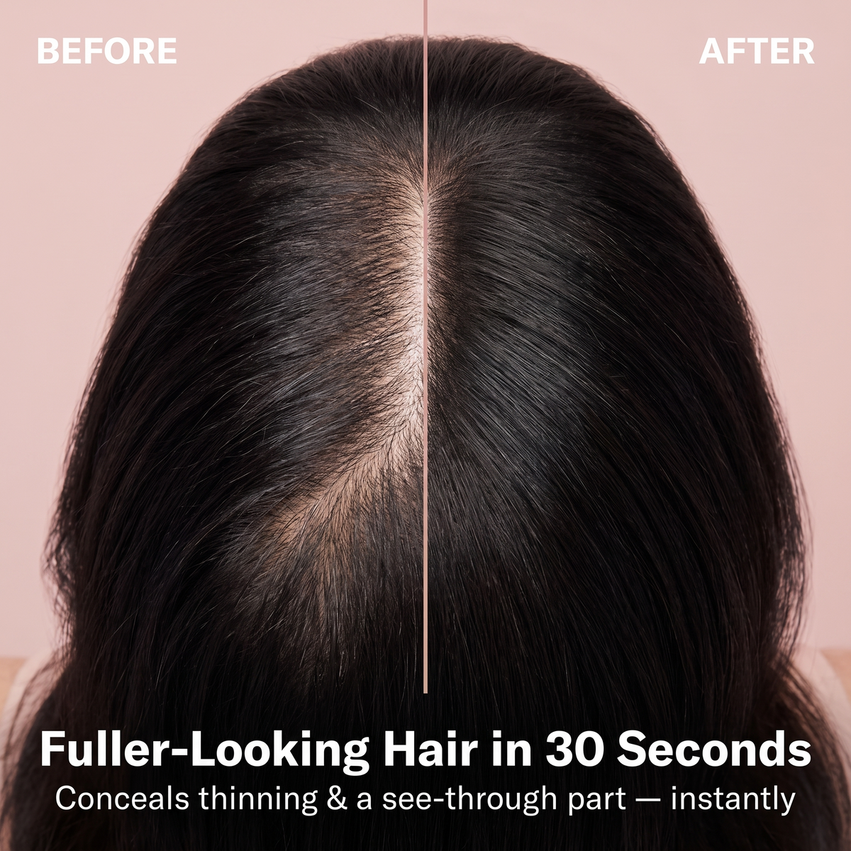 CrownFill — Instant Hair Thickening Fibers.