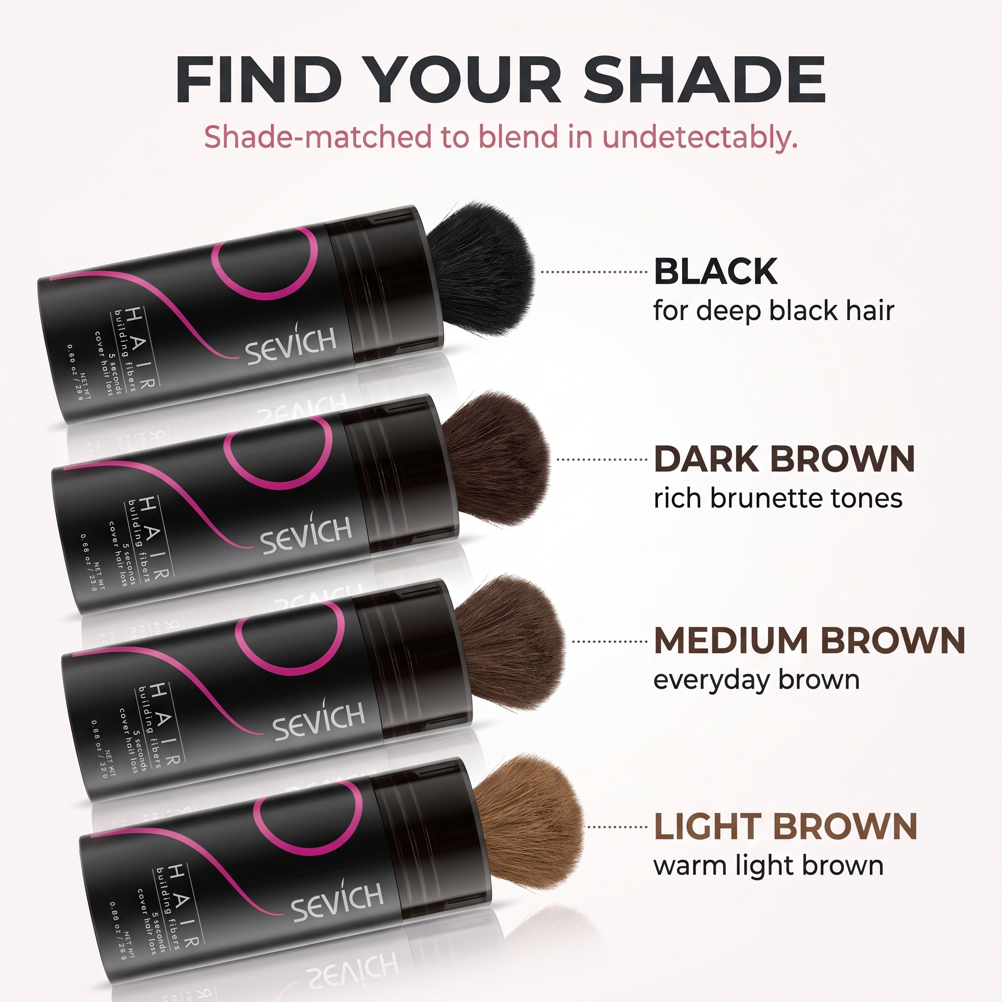 CrownFill available shades